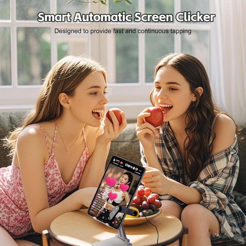 Tizee T3 Auto Clicker for Smart Phone - Fast and Continuous Tapping Device with Digital Display, Adjustable Speed, Universal USB Interface - Image 4